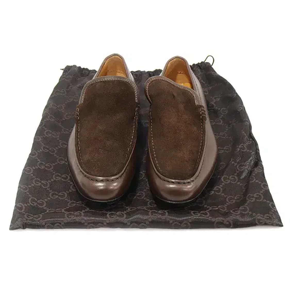 구찌 147764 브라운 스웨이드 드라이빙 남성 로퍼 EP65268GU 상품이미지2