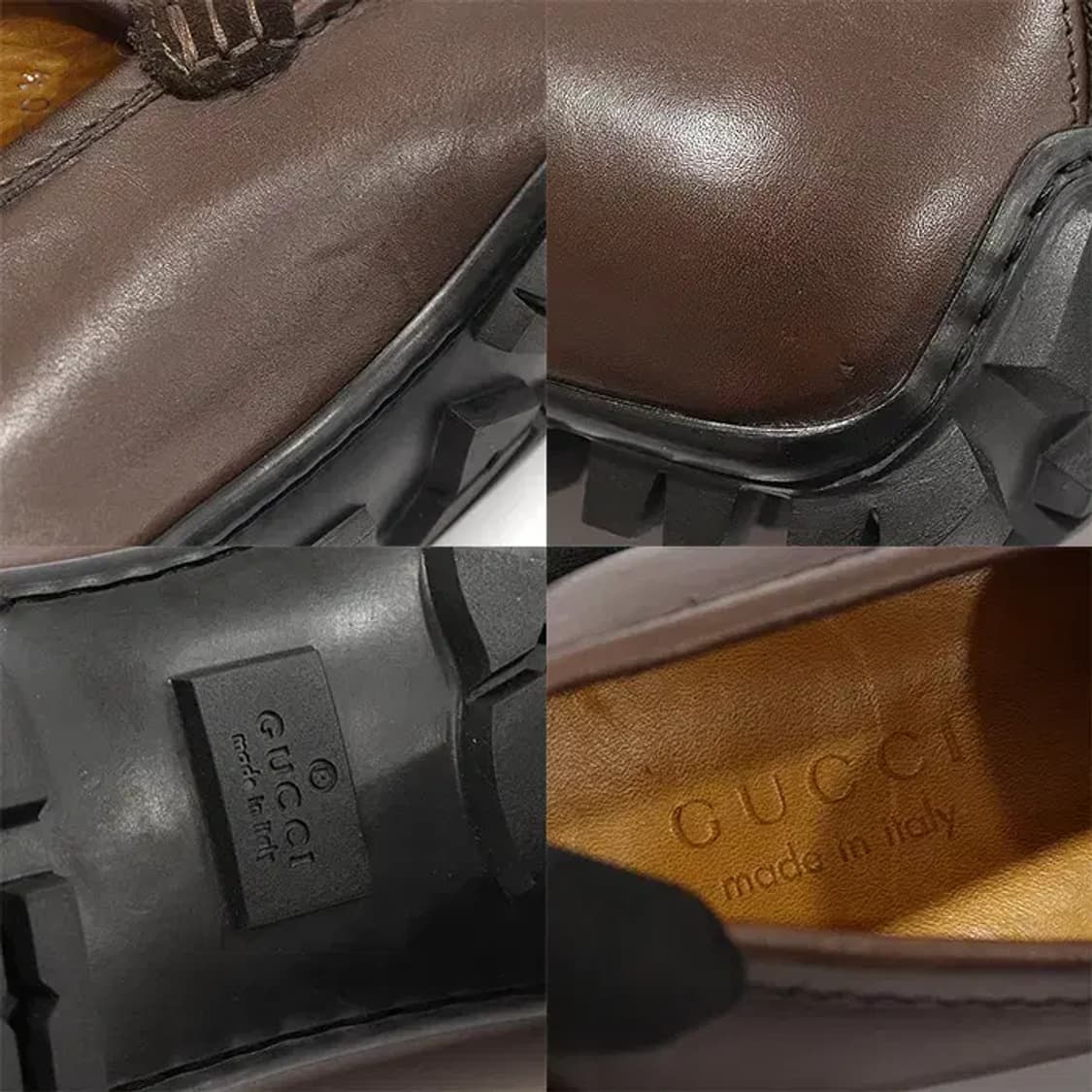 구찌 147764 브라운 스웨이드 드라이빙 남성 로퍼 EP65268GU 상품이미지7