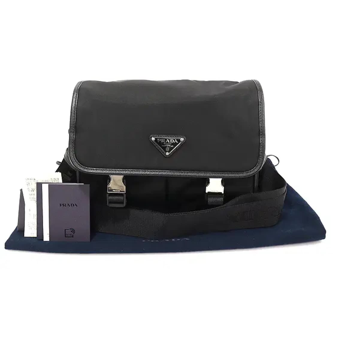 프라다 2VD769 블랙 리나일론 사피아노 크로스백 EP38940PR 상품이미지2