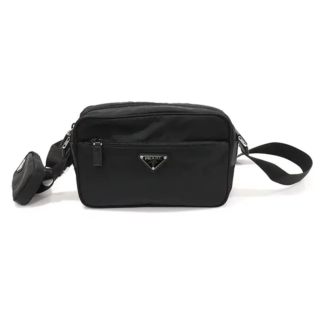 프라다 1BC167 블랙 리나일론 은장 숄더 크로스백 EP85813PR 상품이미지1