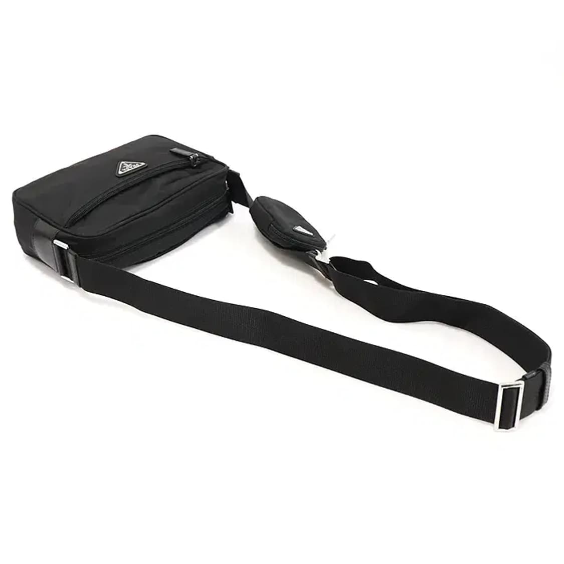 프라다 1BC167 블랙 리나일론 은장 숄더 크로스백 EP85813PR 상품이미지4