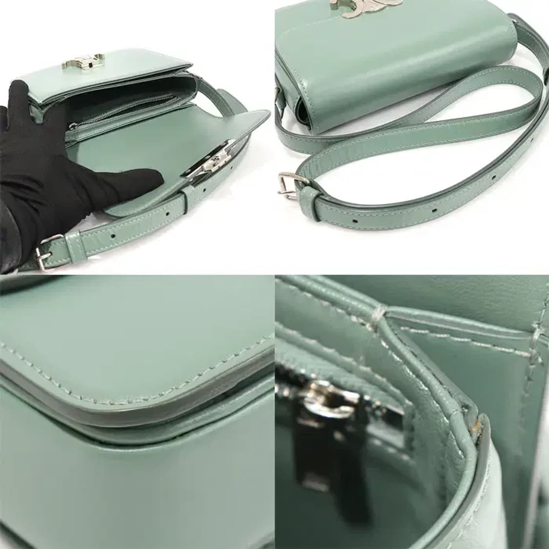 셀린느 188423BF4 카프스킨 틴 트리오페 숄더백 EP53817CE 상품이미지6