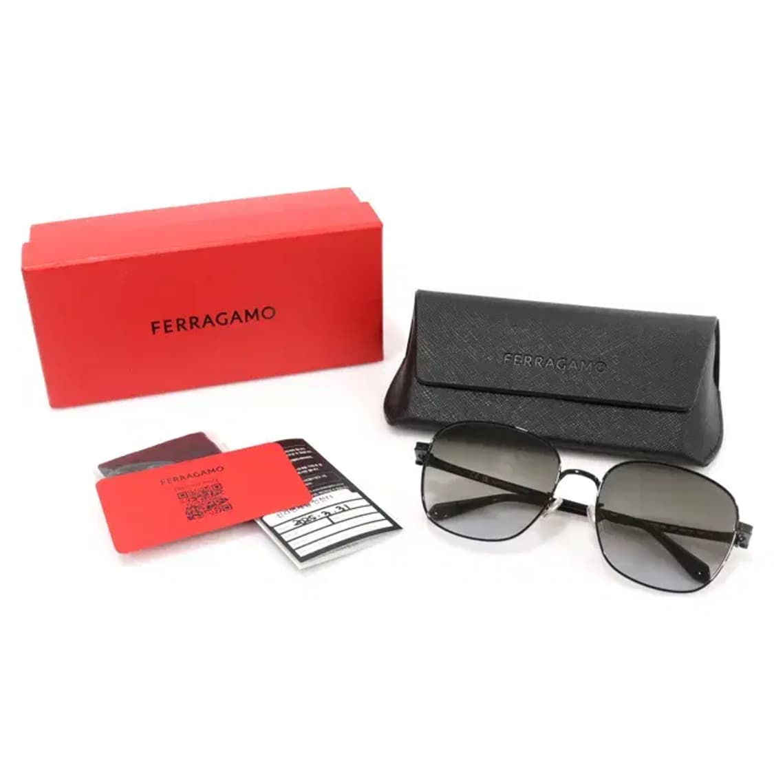 페라가모 SF322SLBK 블랙 메탈 프레임 선글라스 CO26388FE 상품이미지2