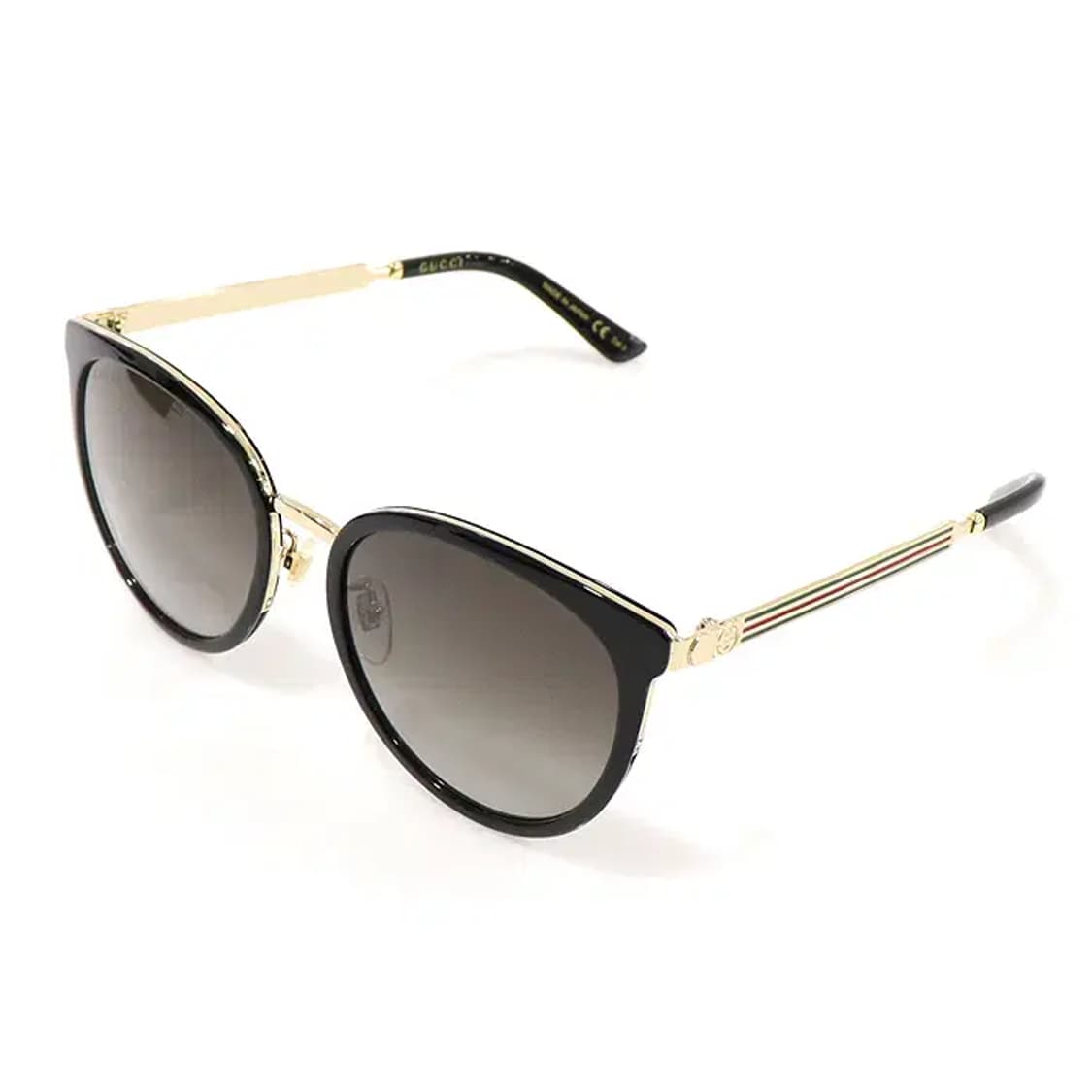 구찌 GG0077SK 블랙 프레임 WEB 장식 선글라스 CO64015GU 상품이미지1