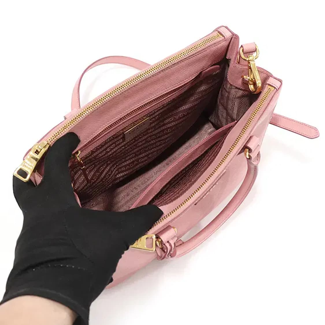 프라다 1BA863 핑크 사피아노 럭스 갤러리아 미디엄 EP31455PR 상품이미지4