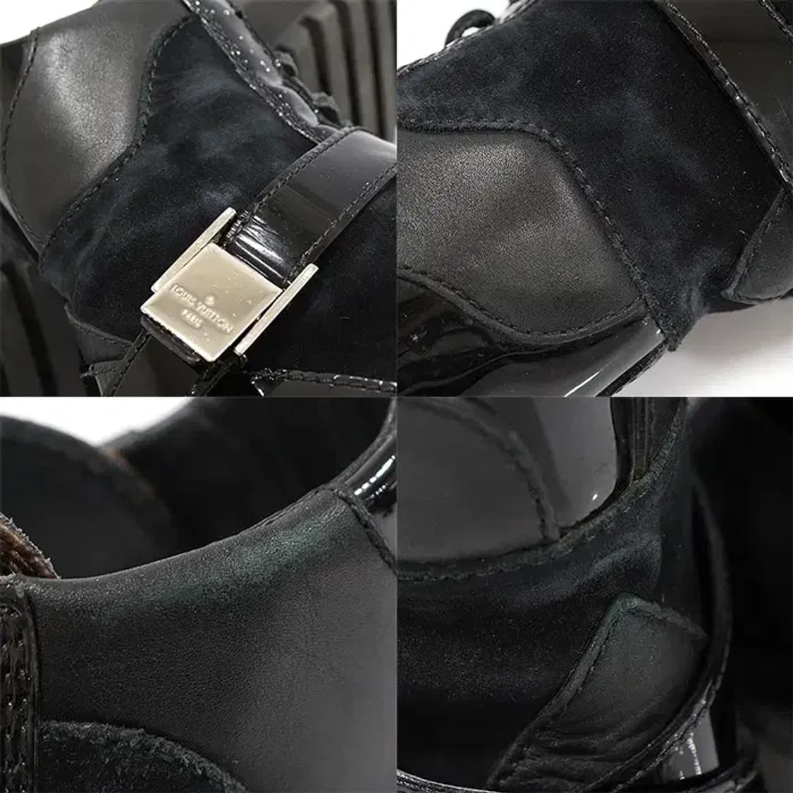 루이비통 블랙 스웨이드 모노그램 데저트 여성 앵클 부츠 CO38795LV 상품이미지6