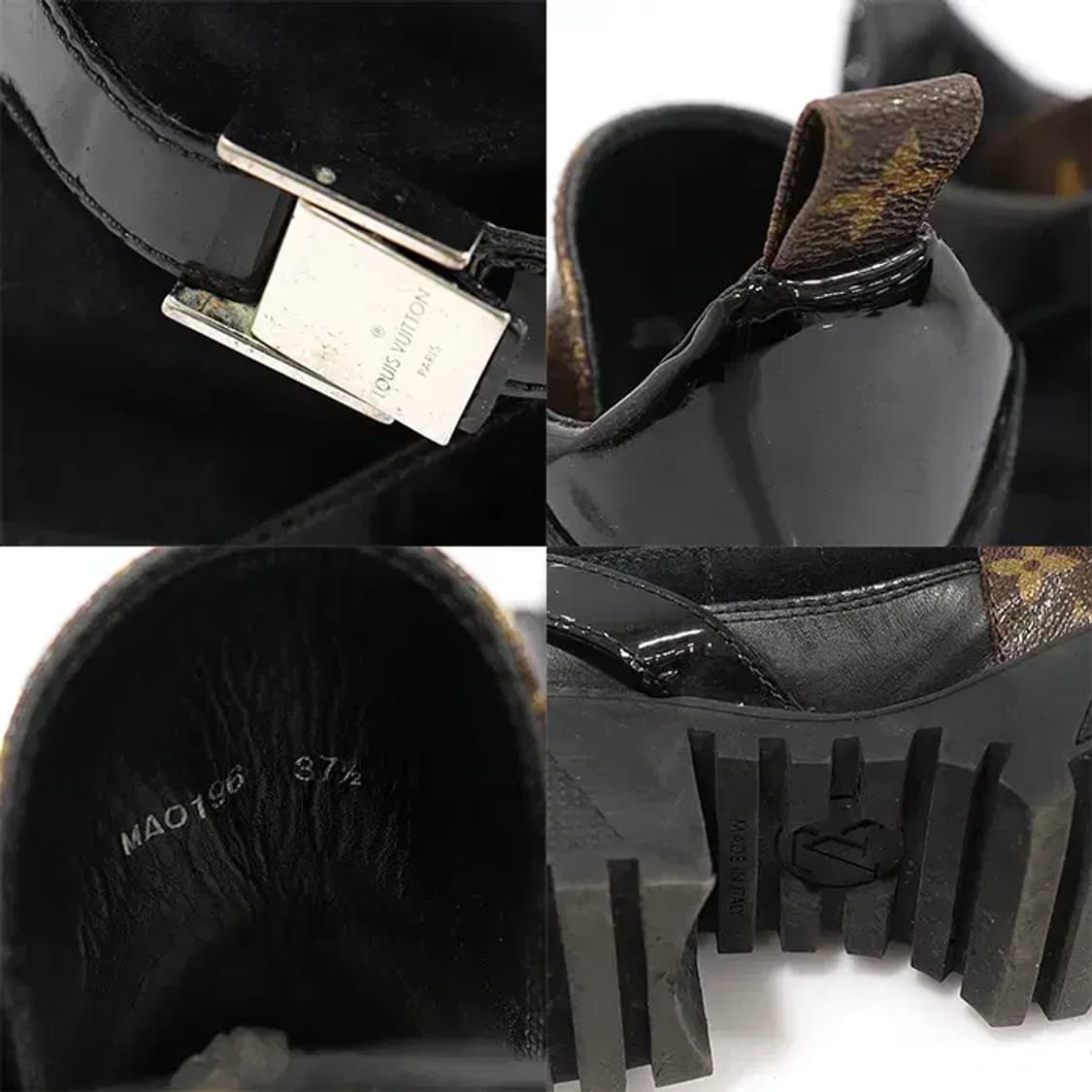 루이비통 블랙 스웨이드 모노그램 데저트 여성 앵클 부츠 CO38795LV 상품이미지7