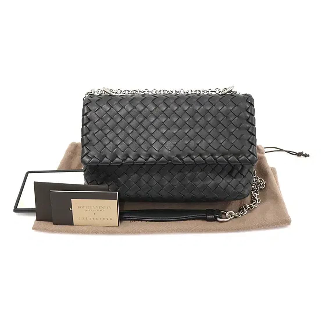 보테가베네타 405739 블랙 올림피아 베이비 숄더백 EP76996BO 상품이미지2