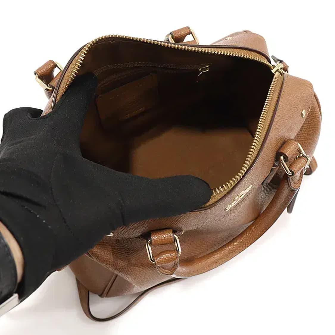 코치 F57521 브라운 레더 미니 베넷 사첼 2WAY EP94406CO 상품이미지5