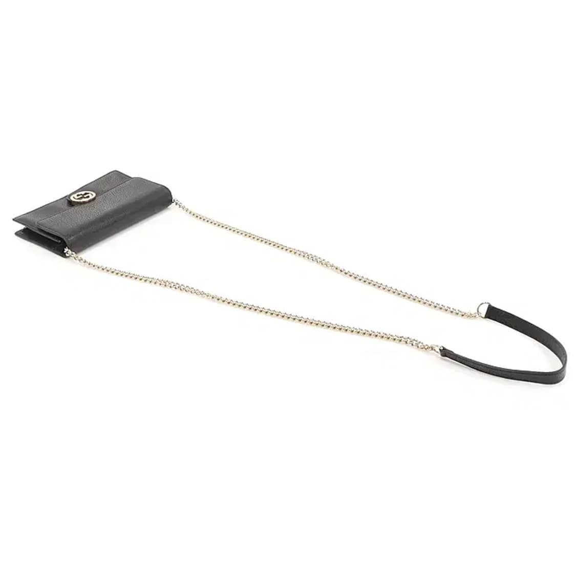 구찌 510314 블랙 레더 체인 미니 클러치 크로스백 EP71465GU 상품이미지4