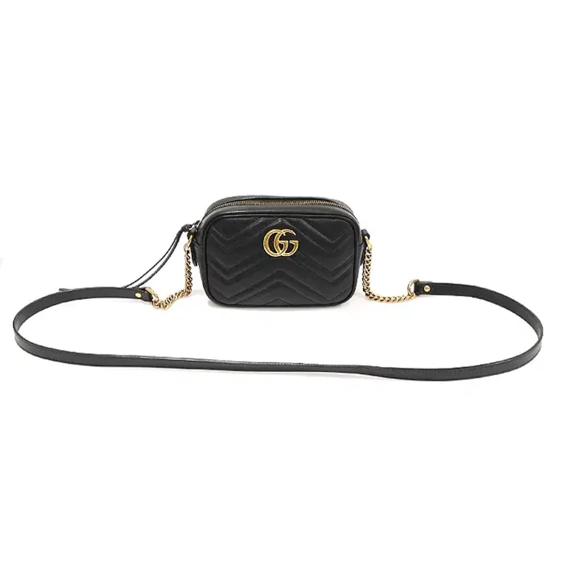 구찌 448065 블랙 GG 마몽 미니 크로스백 EP82563GU 상품이미지1