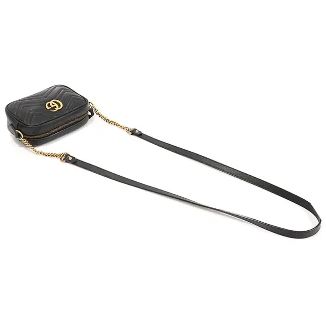 구찌 448065 블랙 GG 마몽 미니 크로스백 EP82563GU 상품이미지4