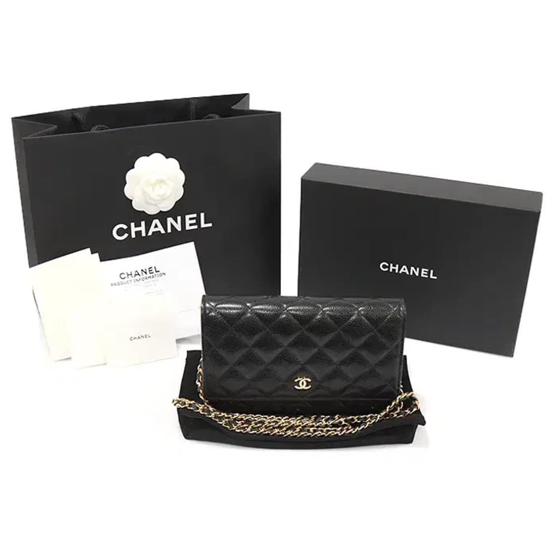 샤넬  AP0250 블랙 캐비어 WOC 체인 크로스백 EP76763CH 상품이미지2