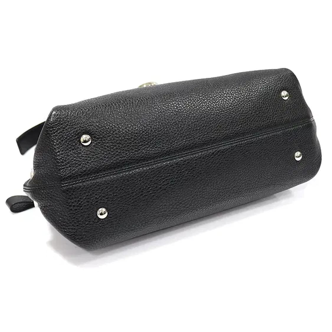 페라가모 21 A896 블랙 카프스킨 은장 소피아 스몰 EP96779FE 상품이미지5