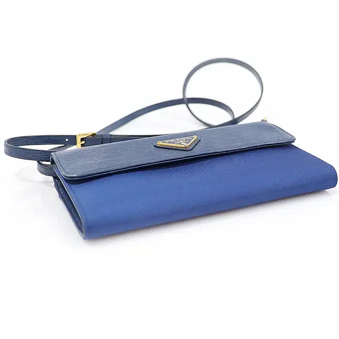 프라다 1MT437 블루 테수토 금장 장지갑 크로스백 EP29912PR 상품이미지4