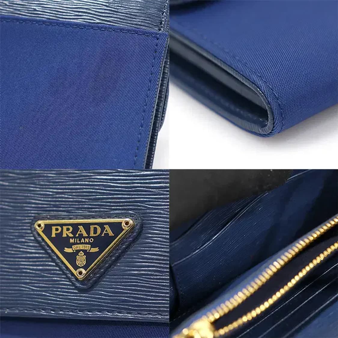 프라다 1MT437 블루 테수토 금장 장지갑 크로스백 EP29912PR 상품이미지7