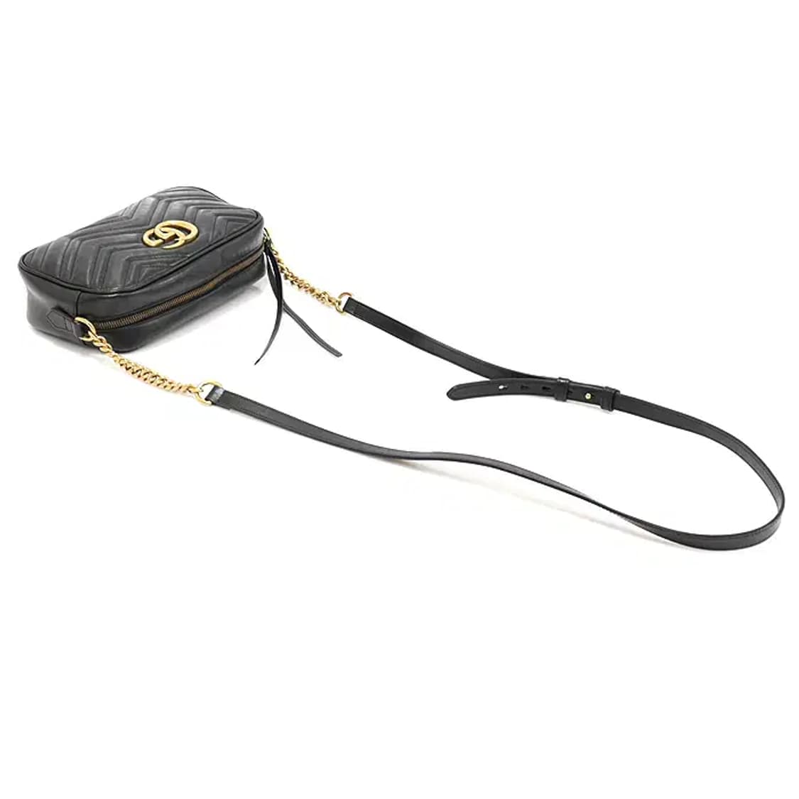 구찌 447632 블랙 GG 마몽 스몰 체인 숄더백 EP78648GU 상품이미지4