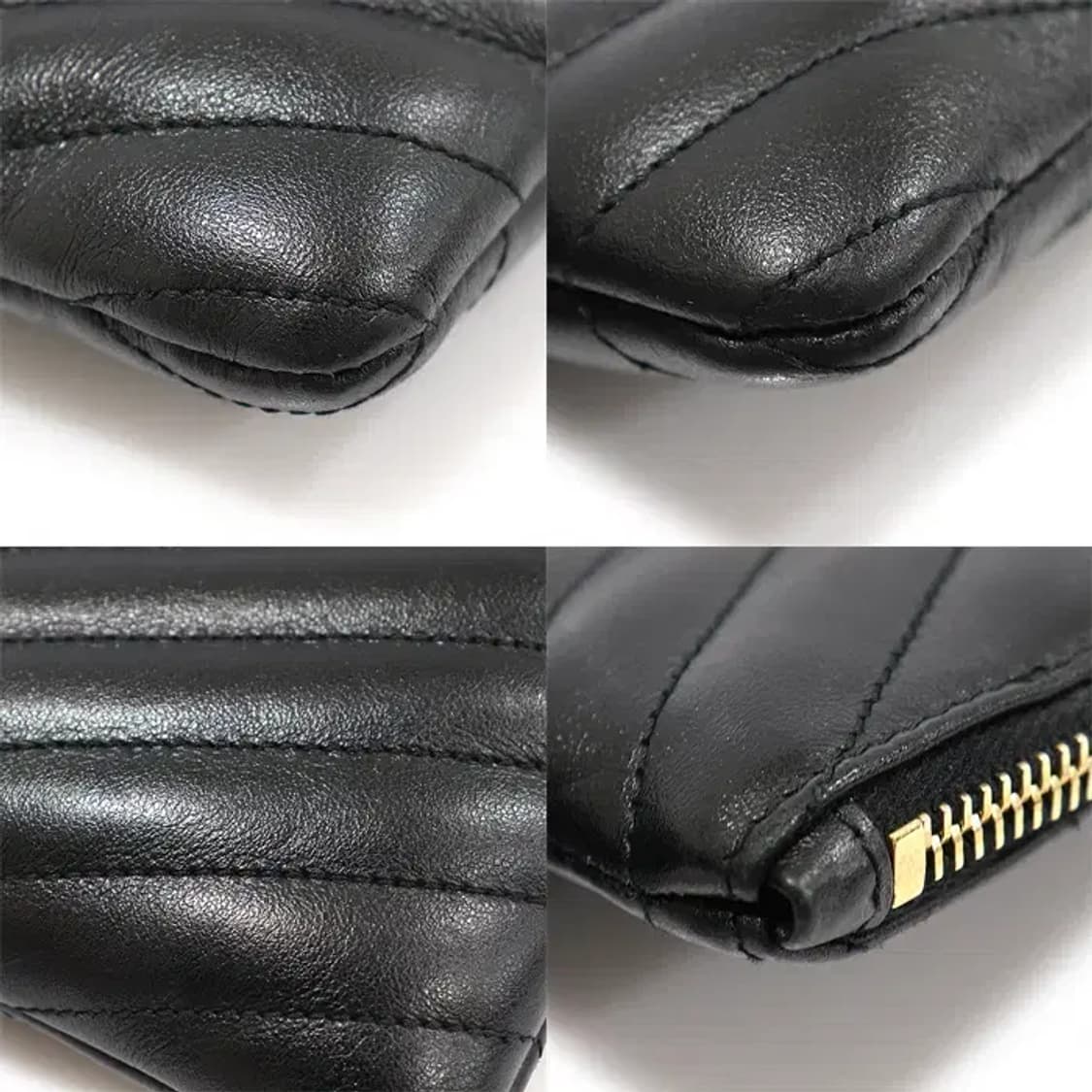 생로랑 440222 블랙 다큐먼트 홀더 스트랩 클러치 EP13342YSL 상품이미지6