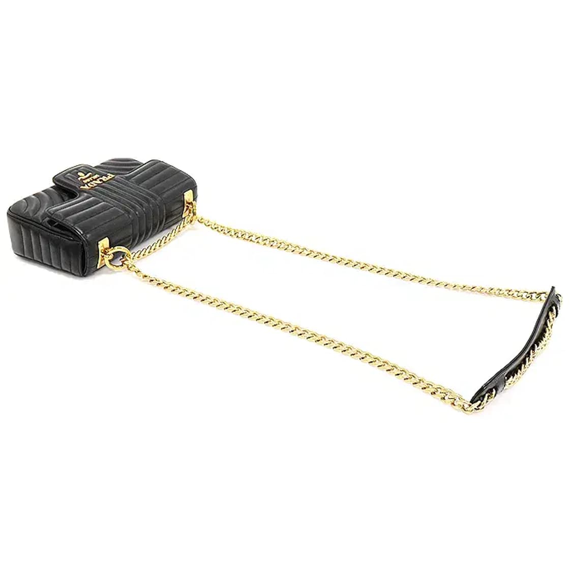 프라다 1BD107 블랙 다이어그램 스몰 체인 숄더백 EP32337PR 상품이미지3