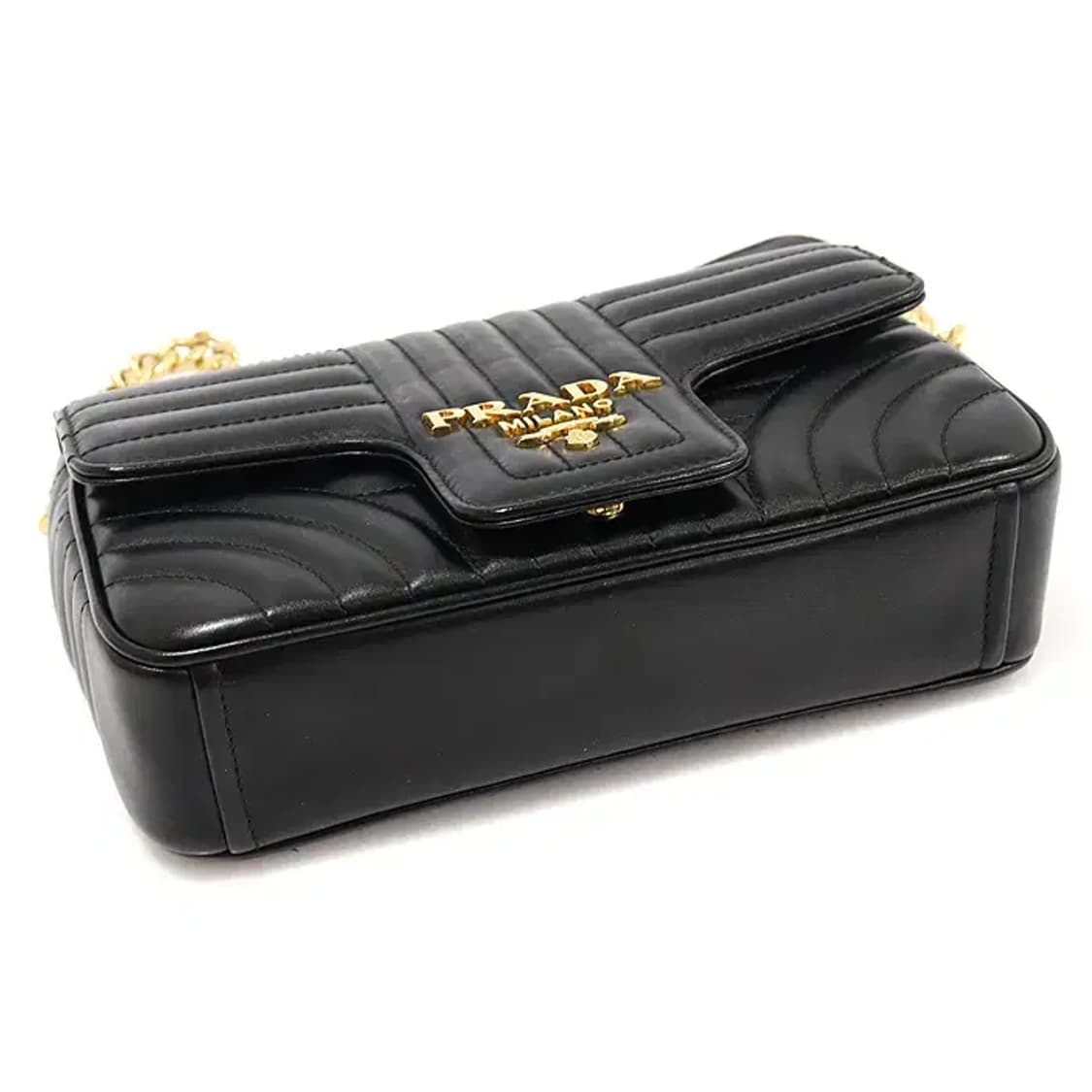 프라다 1BD107 블랙 다이어그램 스몰 체인 숄더백 EP32337PR 상품이미지4