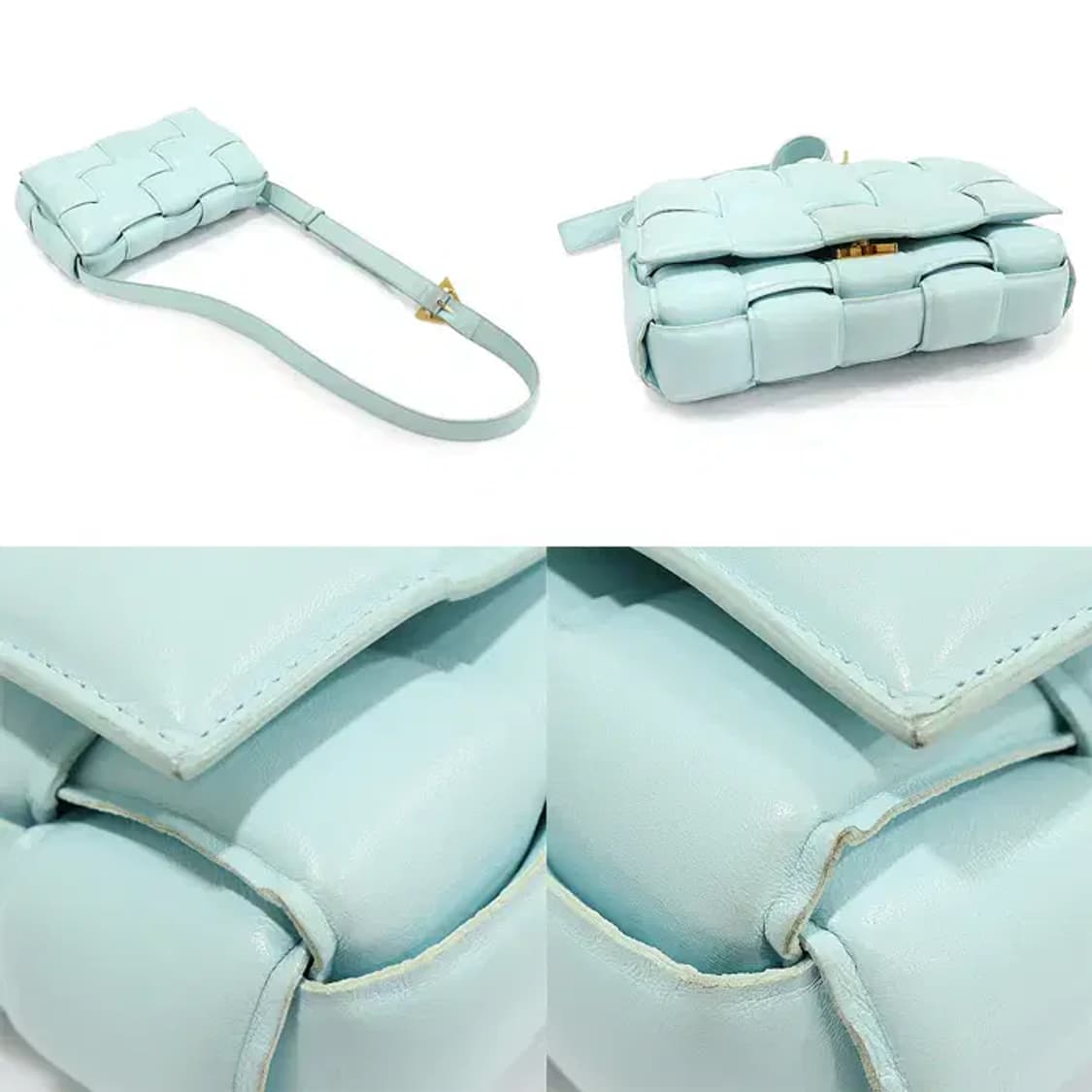 보테가베네타 591970 램스킨 패디드 카세트 크로스백 CO98528BO 상품이미지5