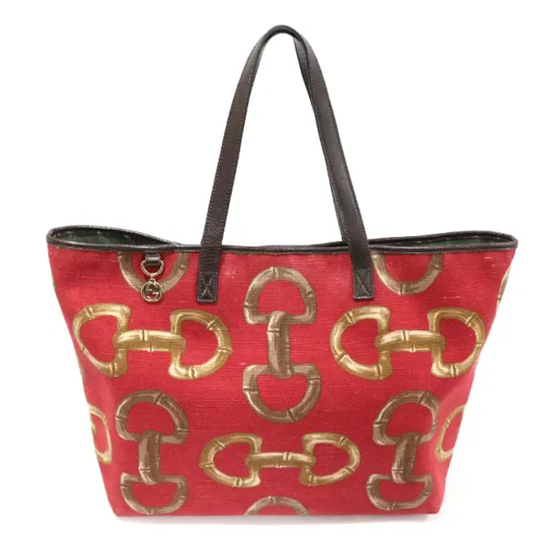 구찌 154402 레드 캔버스 홀스빗 쇼퍼 숄더백 CO64905GU 상품이미지1