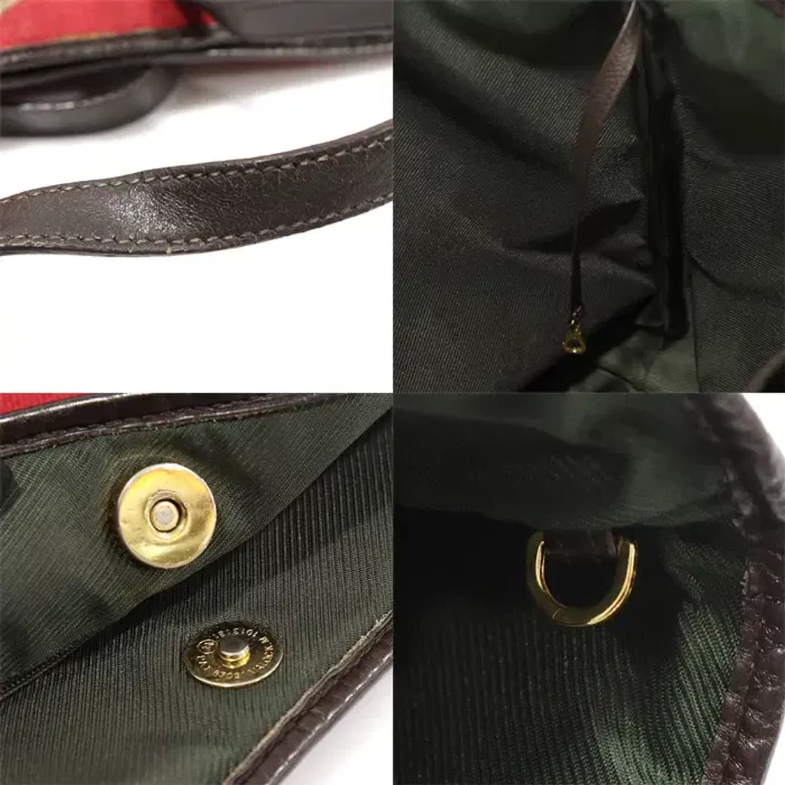 구찌 154402 레드 캔버스 홀스빗 쇼퍼 숄더백 CO64905GU 상품이미지6