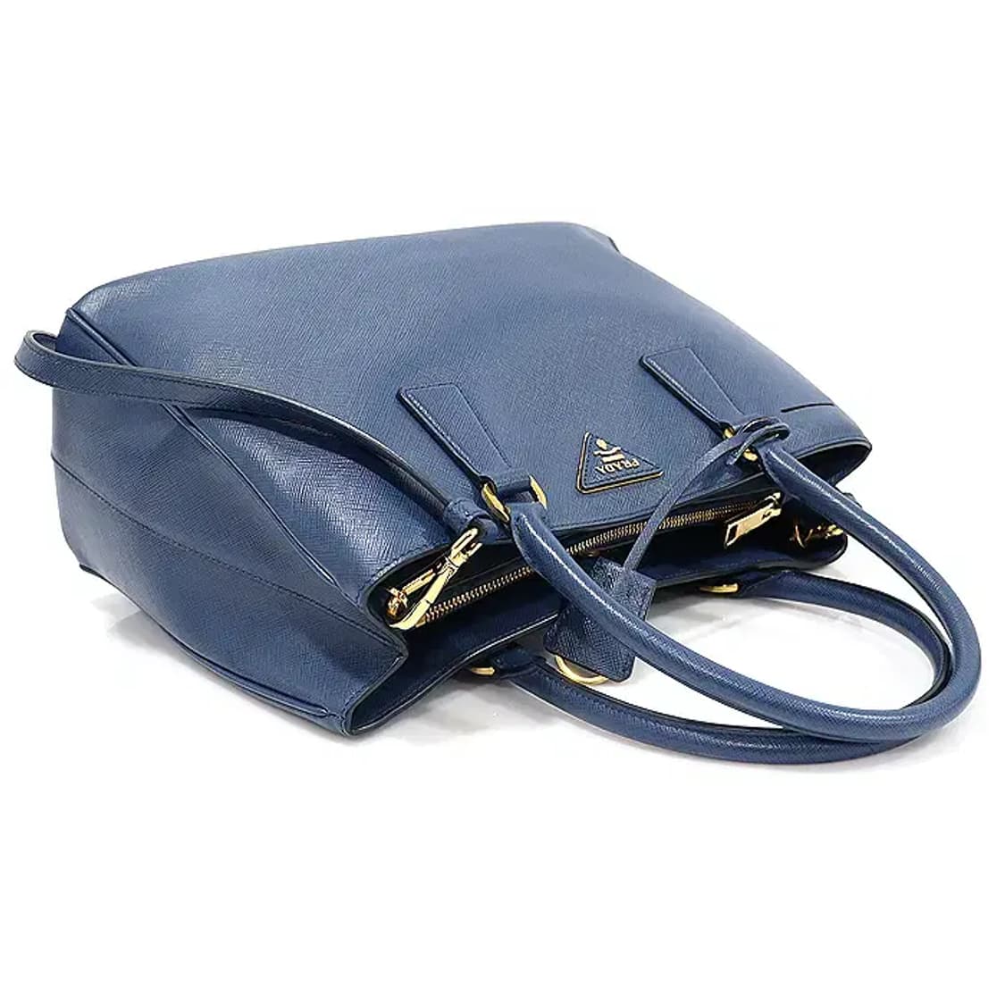 프라다 1BA874 블루 사피아노 럭스 트라이앵글 로고 CO48138PR 상품이미지4