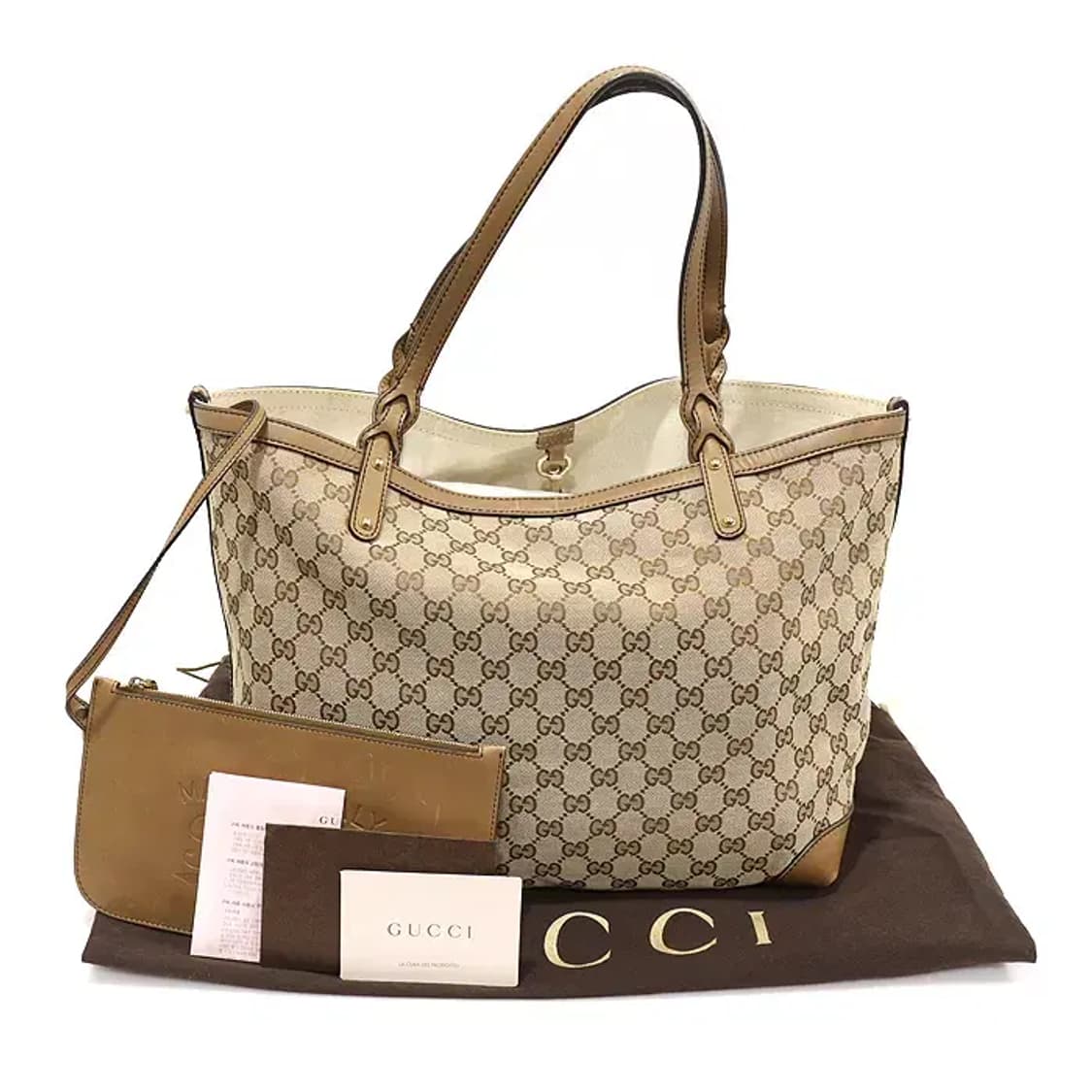 구찌 247209 GG로고 자가드 크래프트 쇼퍼 숄더백 EP92426GU 상품이미지2