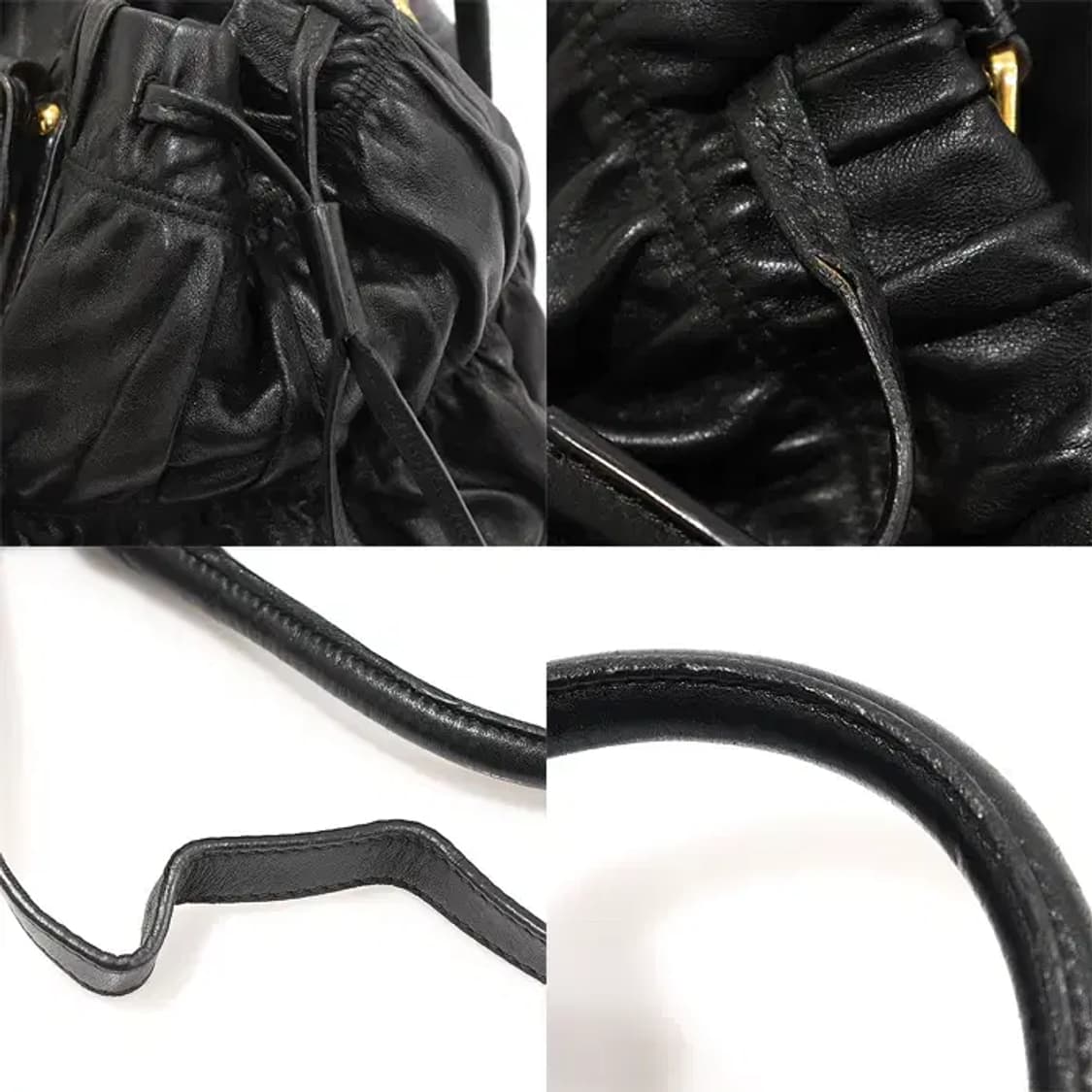 프라다 BN1788 블랙 나파 고프레 금장 레터링 EP50785PR 상품이미지6