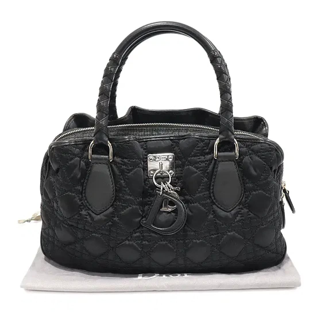 디올 NLM441620 블랙 나일론 까나쥬 스몰 토트백 EP51429CD 상품이미지2