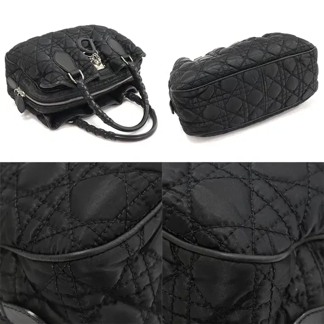 디올 NLM441620 블랙 나일론 까나쥬 스몰 토트백 EP51429CD 상품이미지5