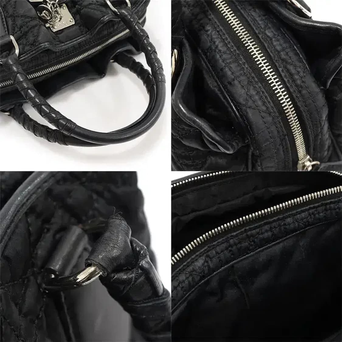 디올 NLM441620 블랙 나일론 까나쥬 스몰 토트백 EP51429CD 상품이미지6