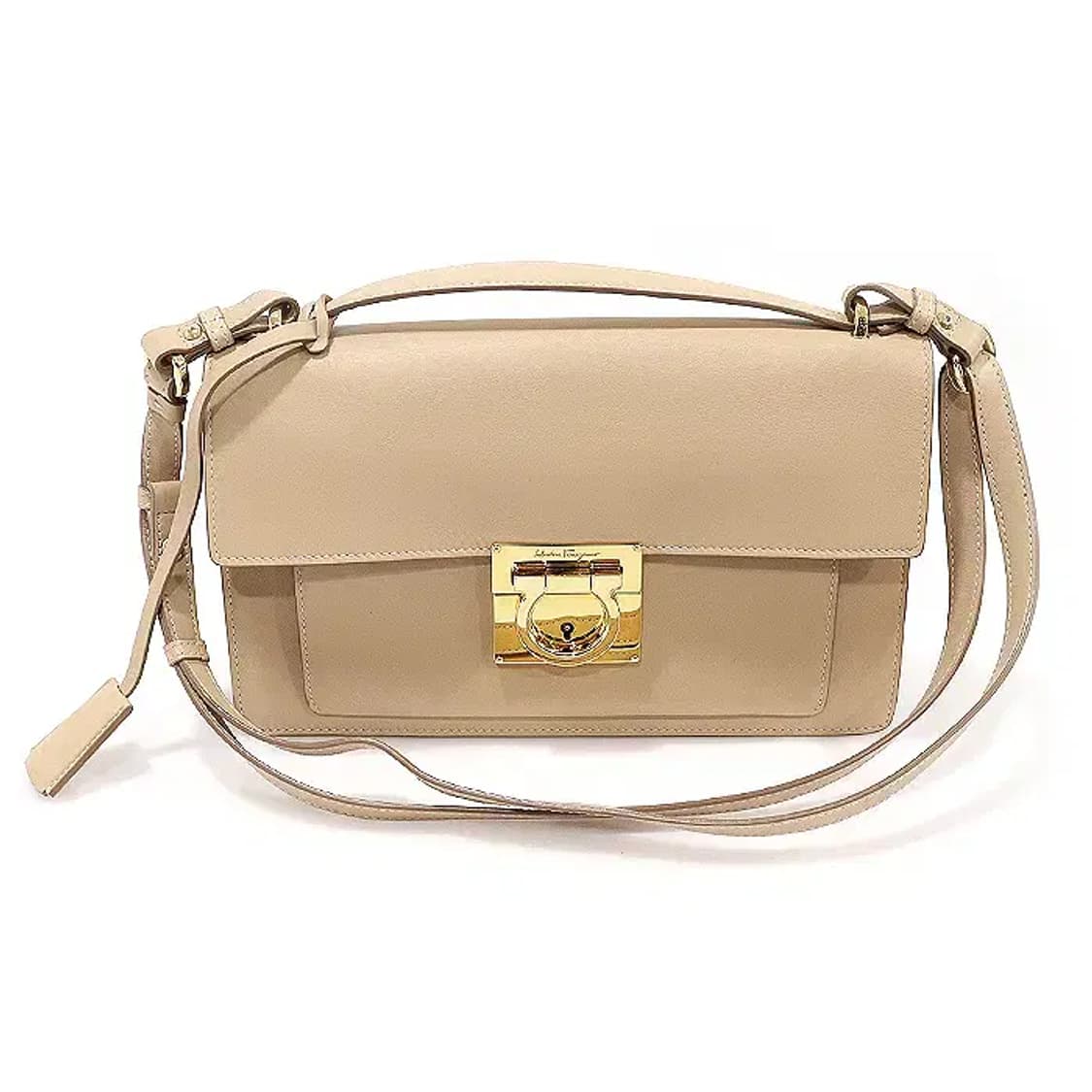 페라가모 21 G179 베이지 카프스킨 에일린 미디움 EP87147FE 상품이미지1