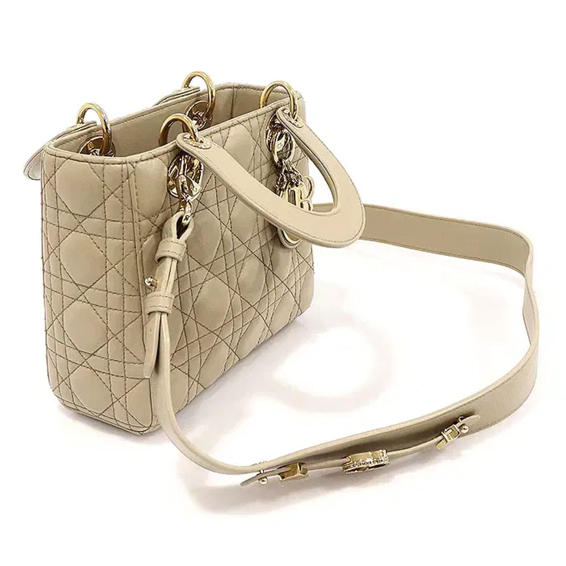 디올 M0538ONGE 샌드 램스킨 레이디 디올 스몰 CO29906CD 상품이미지3