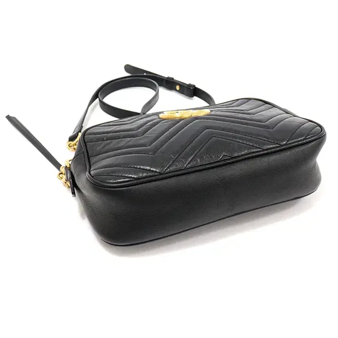 구찌 447632 블랙 GG 마몽 스몰 카메라 숄더백 EP57419GU 상품이미지4