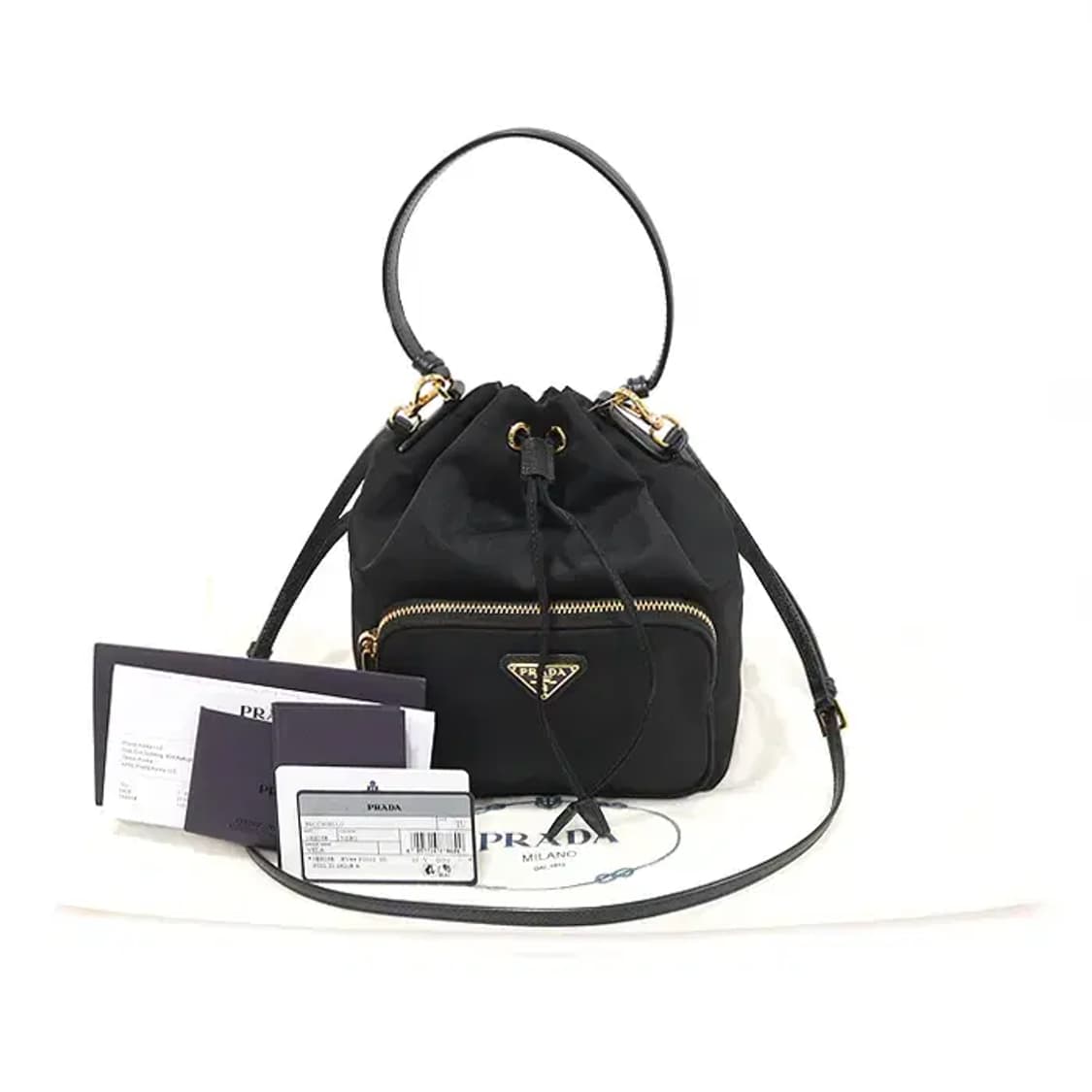 프라다 1BH038 블랙 리나일론 포코노 듀엣 버킷백 EP82597PR 상품이미지2