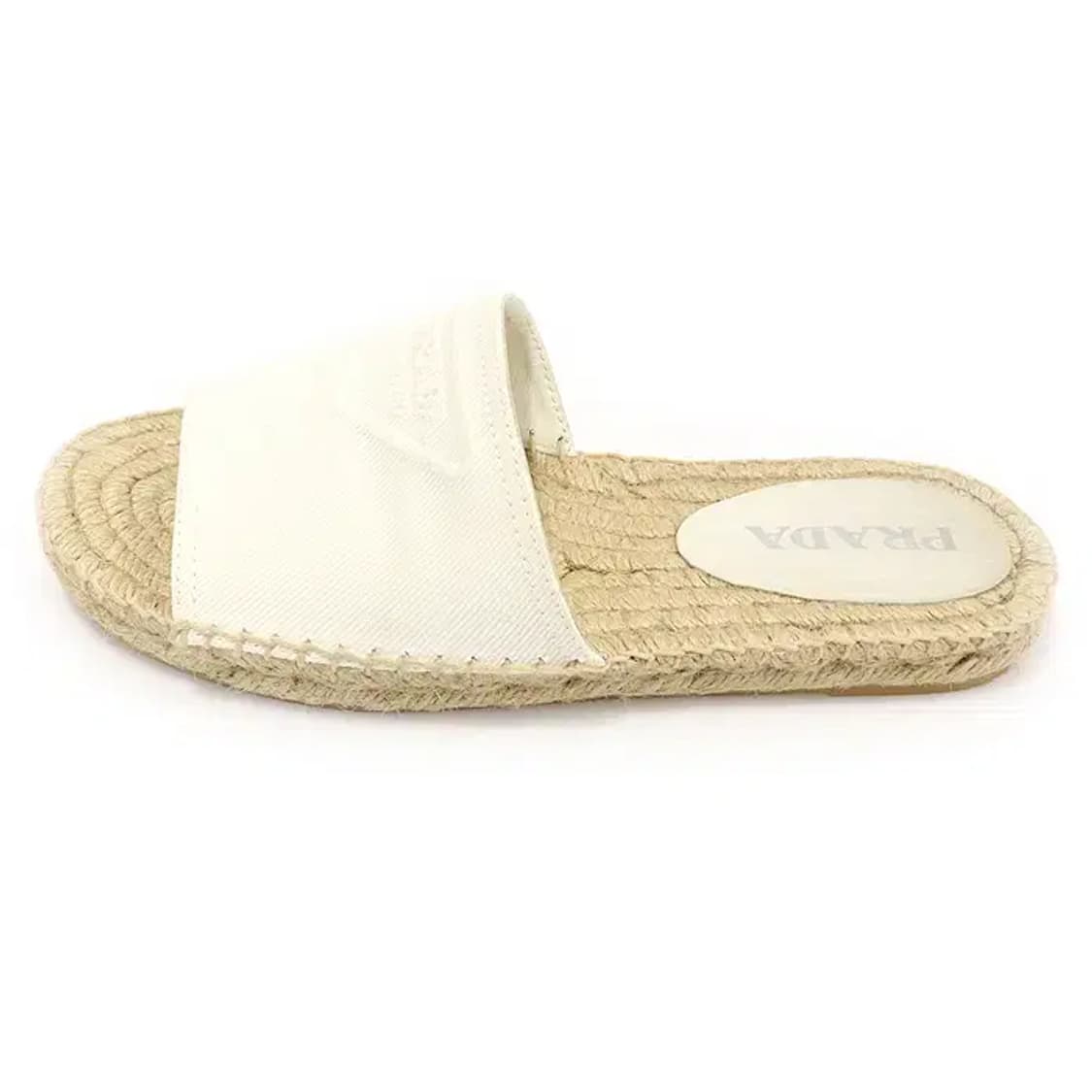 프라다 1XX619 화이트 캔버스 에스파듀 뮬 여성샌들 EP58946PR 상품이미지3