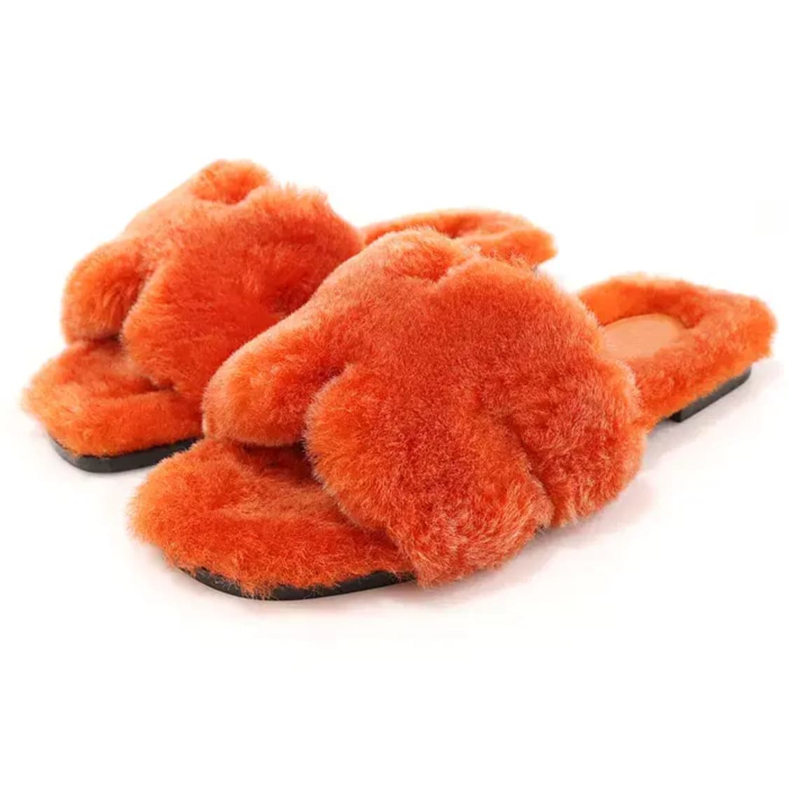 에르메스 H231288Z 시어링 오란 슬리퍼 샌들 37 CO23252HE 상품이미지3