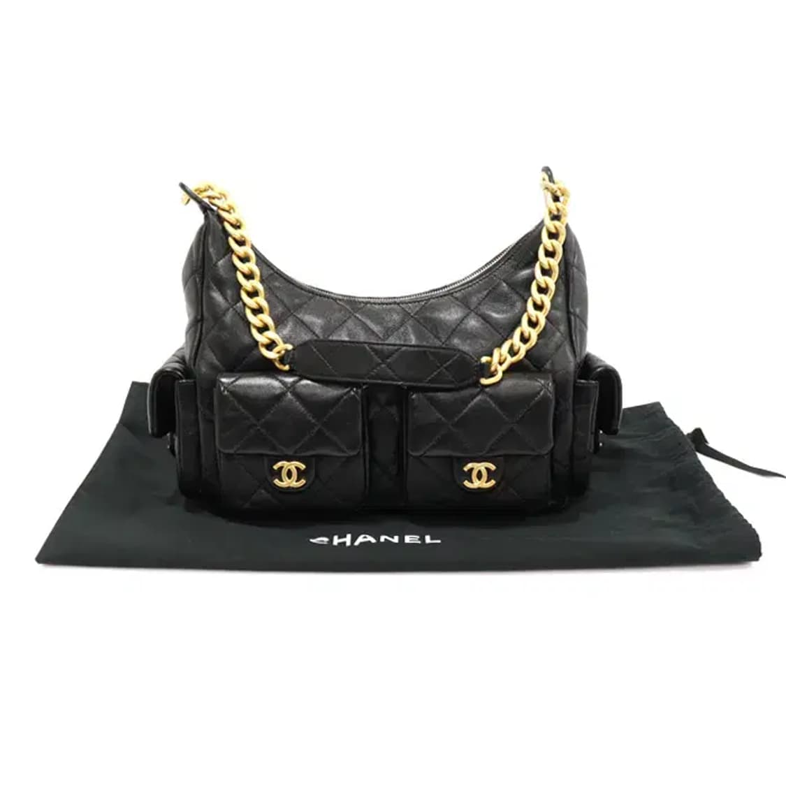 샤넬 AS5302 샤이니 램스킨 맥시 호보 숄더백 CO34211CHC 상품이미지2