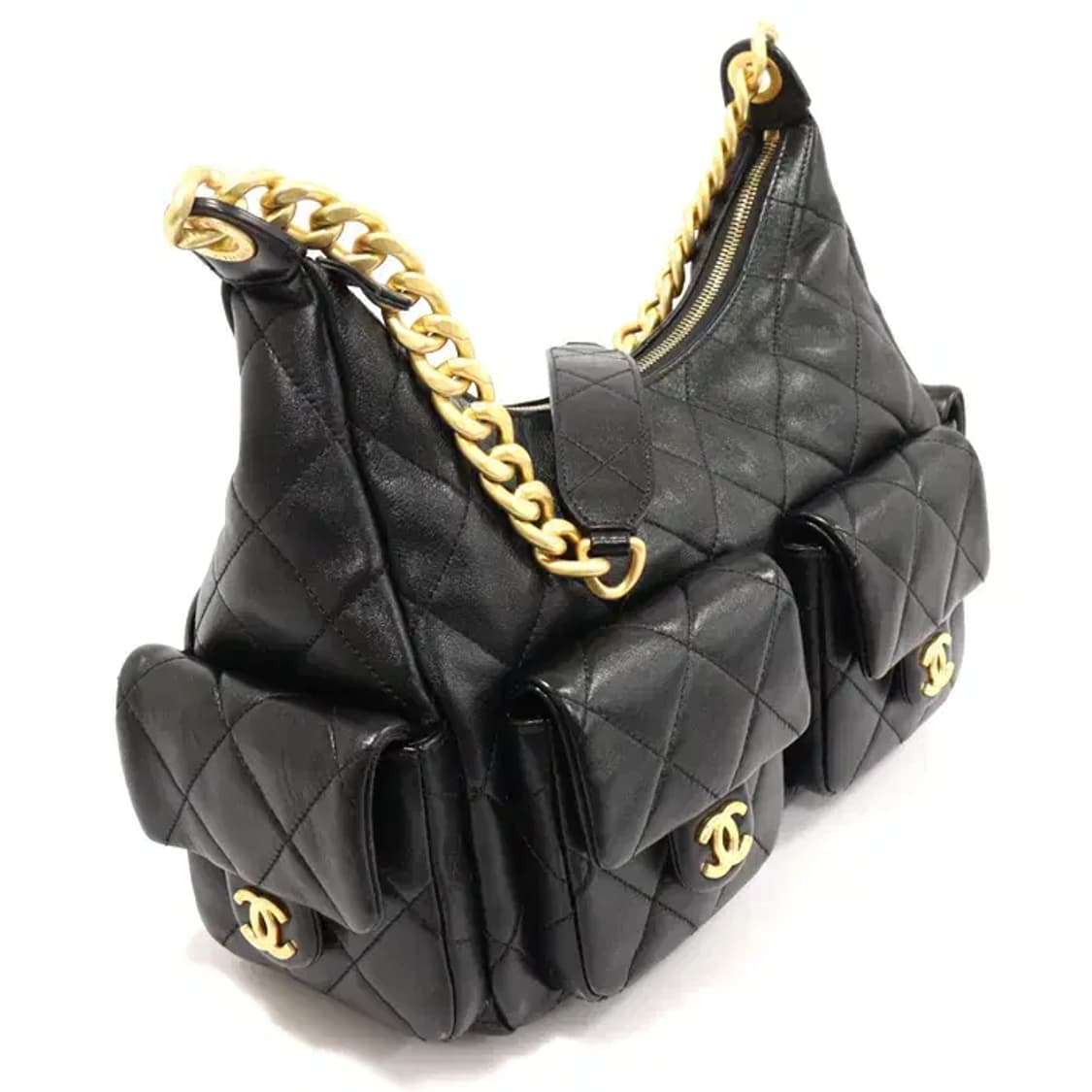 샤넬 AS5302 샤이니 램스킨 맥시 호보 숄더백 CO34211CHC 상품이미지3