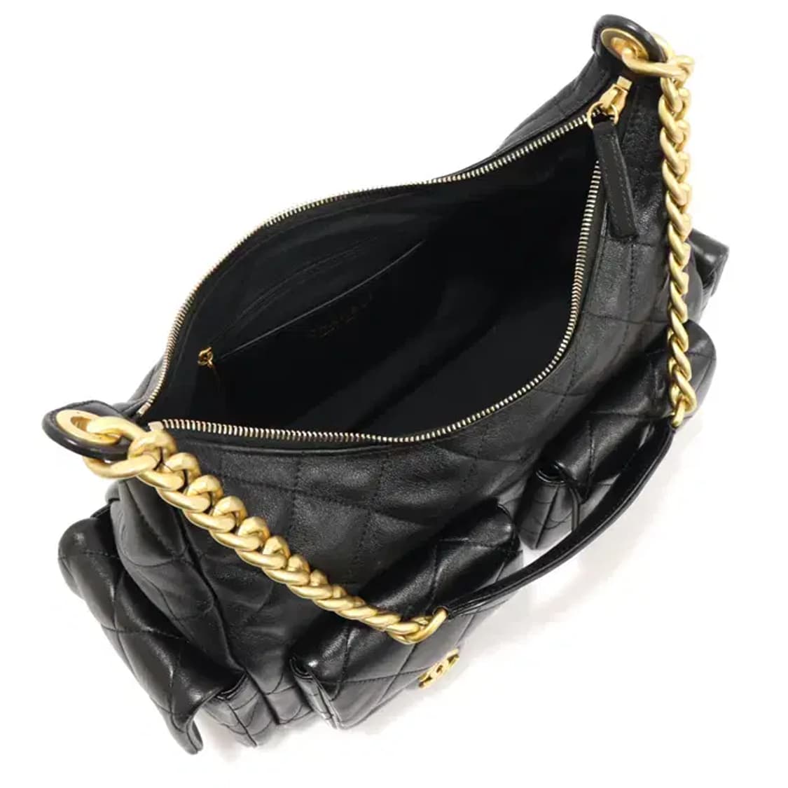 샤넬 AS5302 샤이니 램스킨 맥시 호보 숄더백 CO34211CHC 상품이미지4