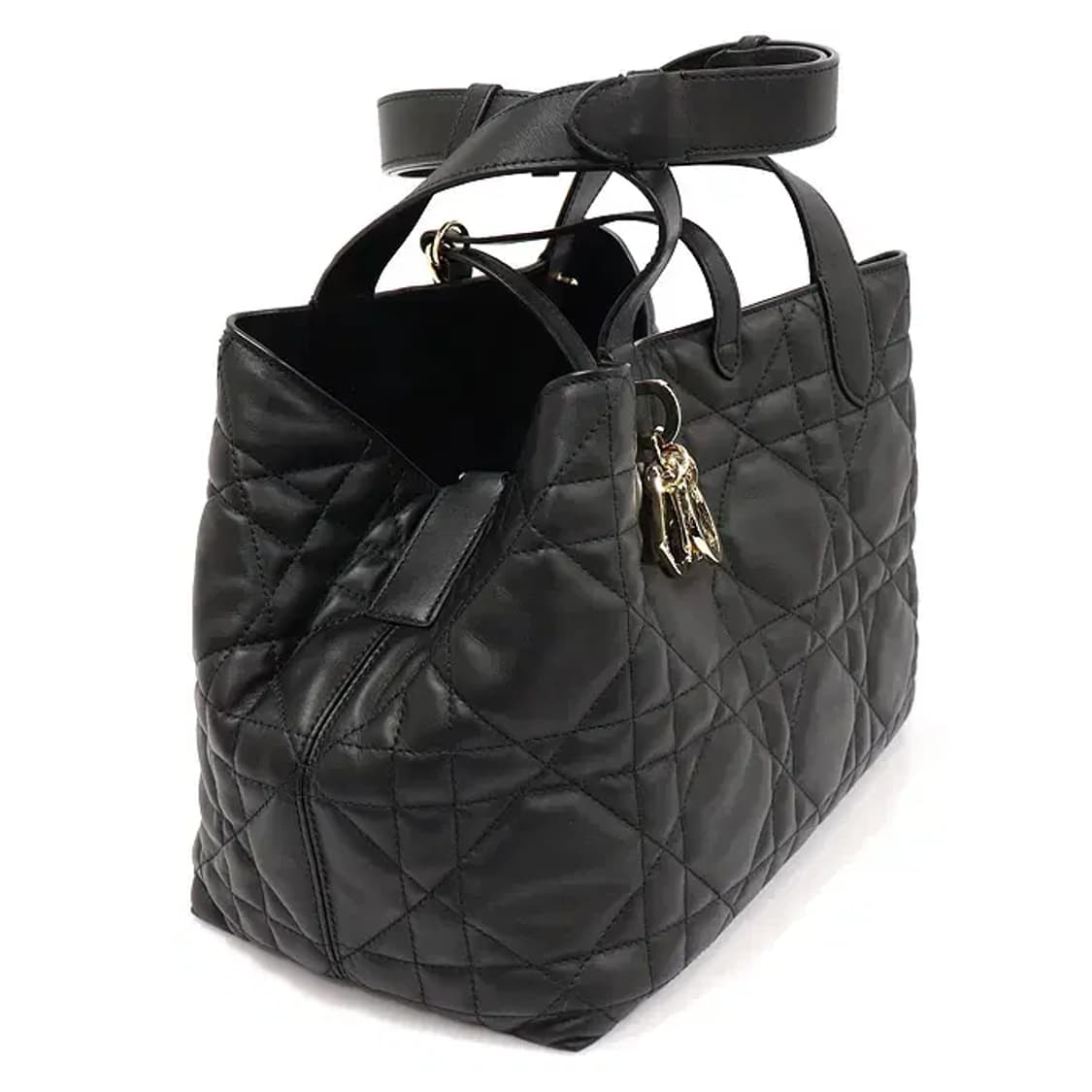 디올 M2821OSHJ 블랙 디올 뚜주흐 미듐 토트백 CO82419CDC 상품이미지3