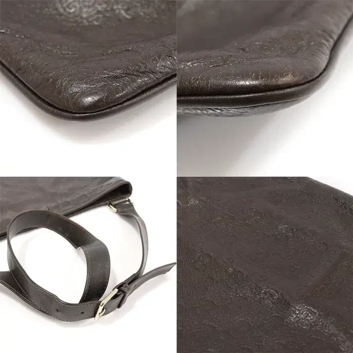 구찌 201446 다크 브라운 GG 시마 크로스백 EP32480GU 상품이미지6