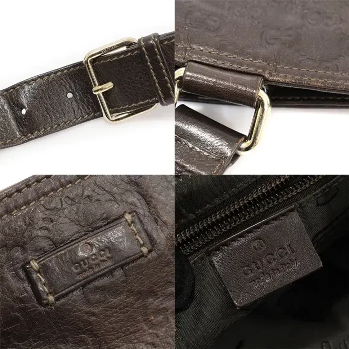 구찌 201446 다크 브라운 GG 시마 크로스백 EP32480GU 상품이미지7