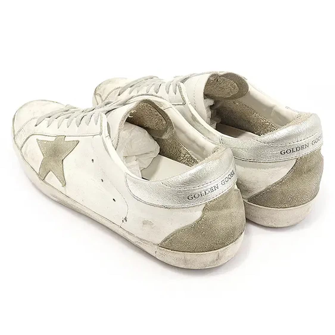 골든구스 GWF00102 화이트 슈퍼스타 스니커즈 CO56065ETC 상품이미지4