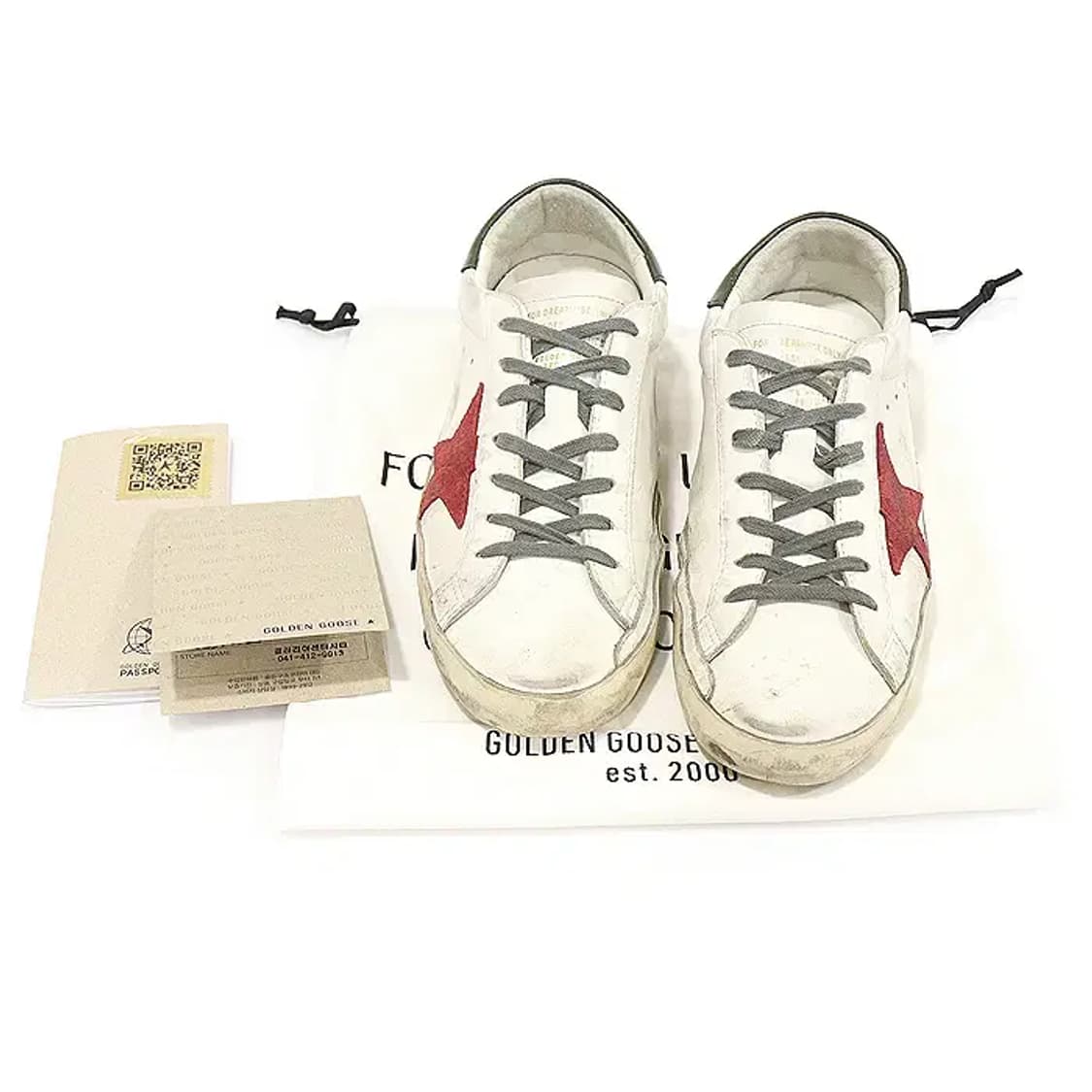 골든구스 GWF00102 화이트 슈퍼스타 스니커즈 CO34203ETC 상품이미지2