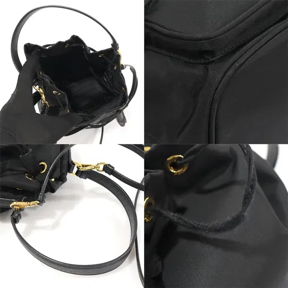 프라다 1BH038 블랙 리나일론 포코노 듀엣 버킷백 EP82597PR 상품이미지6