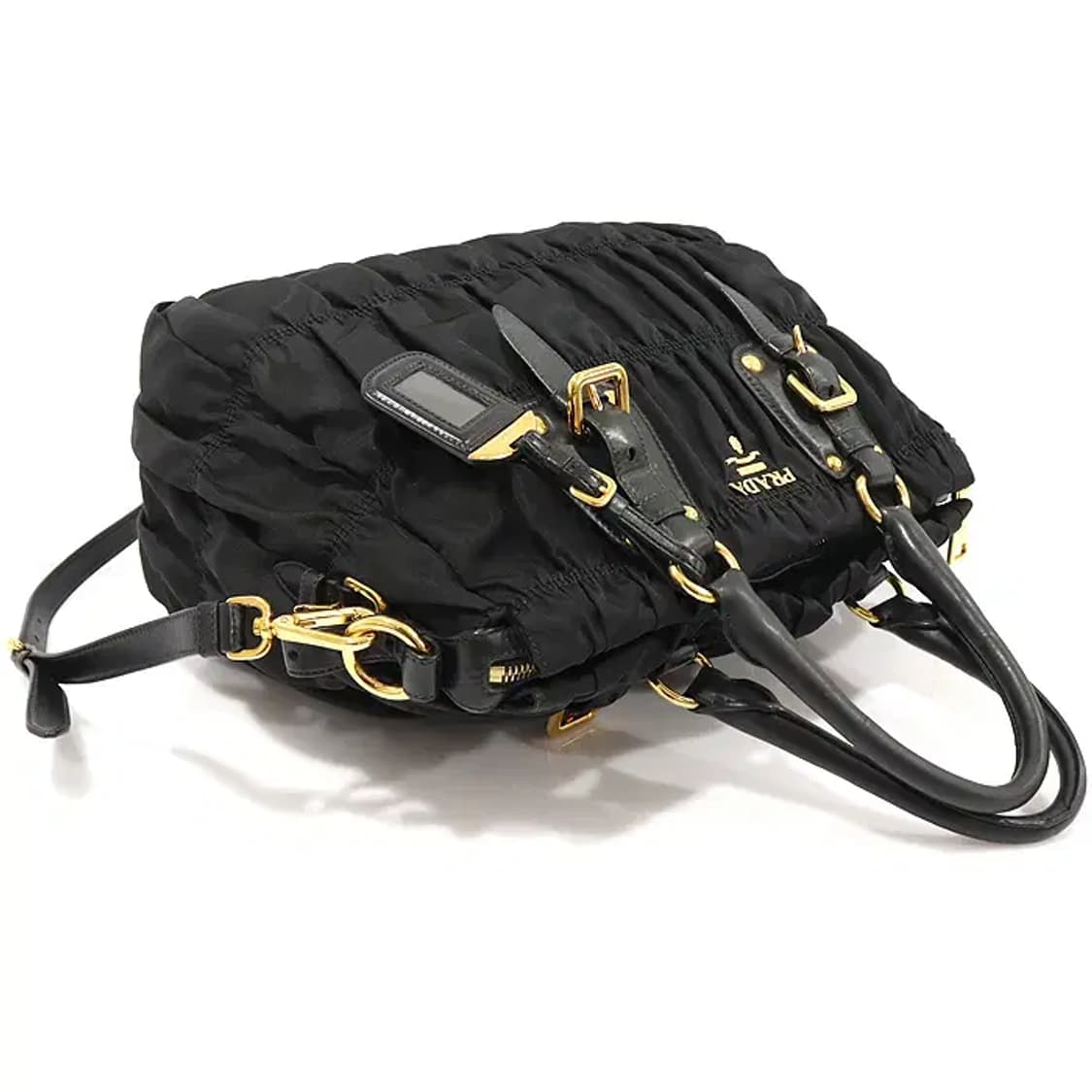 프라다 1BA336 블랙 테수토 레터링 로고 고프레 EP23707PR 상품이미지3