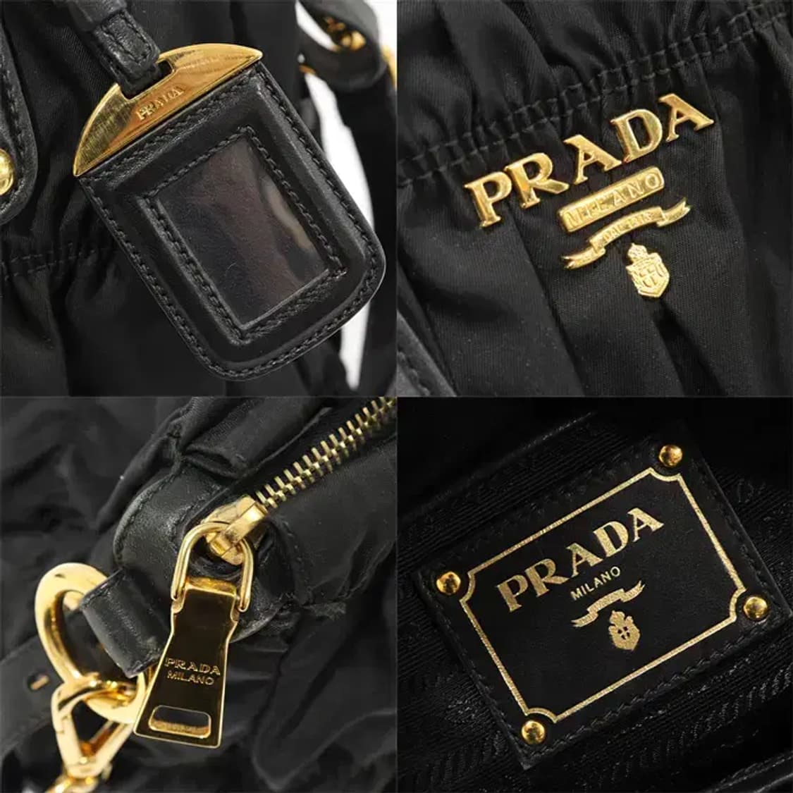 프라다 1BA336 블랙 테수토 레터링 로고 고프레 EP23707PR 상품이미지7